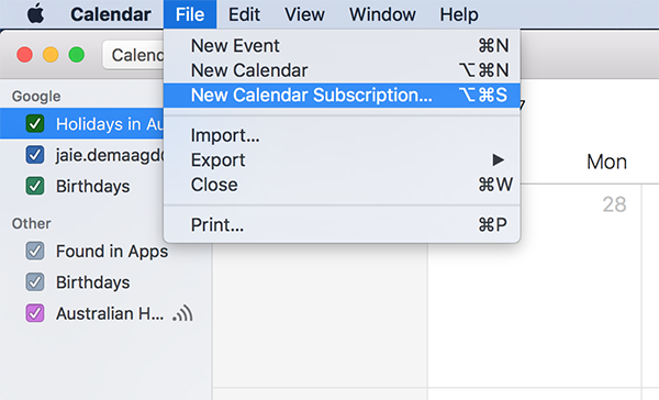 how to use mac calendar effectively